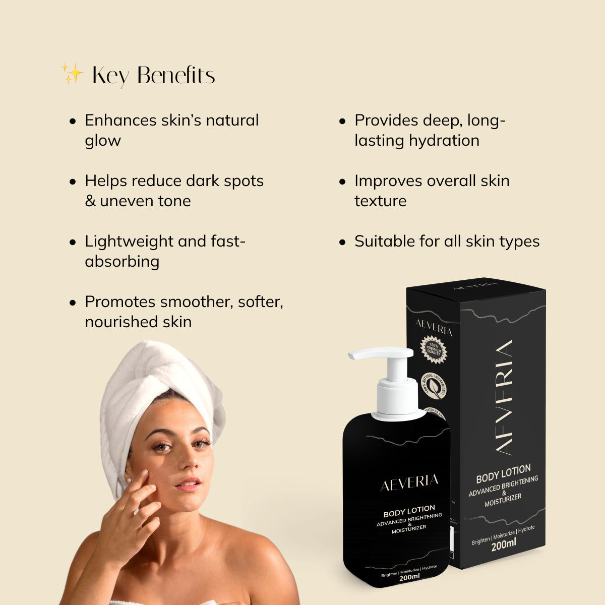 Advanced Brightening & Moisturizer | Body Lotion